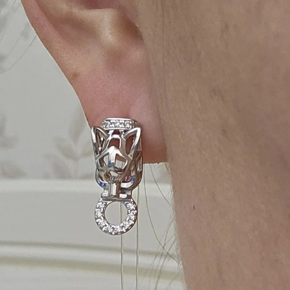 Серьги Deimantas 112925437 4,47гр.  - фото 4