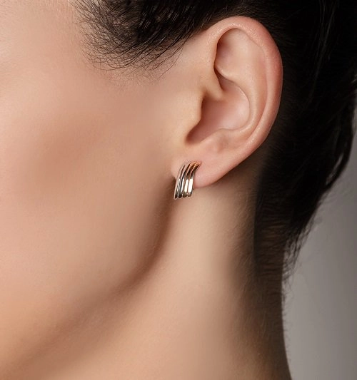 Серьги Кристалл NK355 2,5гр. 