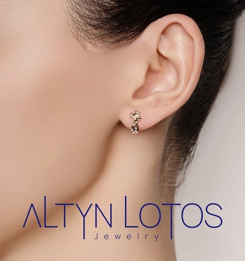 Серьги Кристалл NL600 1,59гр. 