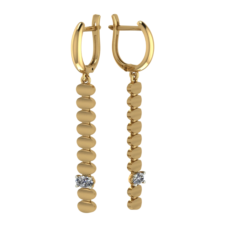 Серьги Санис 01-217075 4,01гр. 