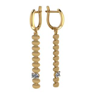 Серьги Санис 01-217075 4,01гр. 