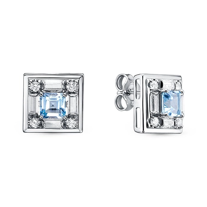 Серьги Family Jewelry С02301/Ag-687/20 3,5гр.