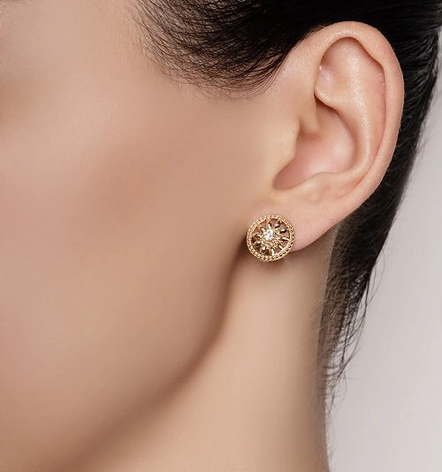 Серьги Кристалл NJ846 3,25гр. 