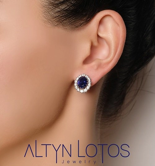 Серьги Кристалл NI074 6,45гр. 