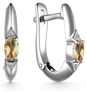 Серьги Алькор 02-3468/БРЦТ-00 2.55гр 