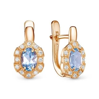 Серьги Family Jewelry С1268/Ag-617/20ПОЗ 3гр.