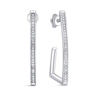 Серьги Family Jewelry С1655/Ag-620 5,1гр.