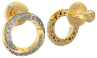 Пусеты Grant 9701788 вес 2.39 г золото, бриллиант 