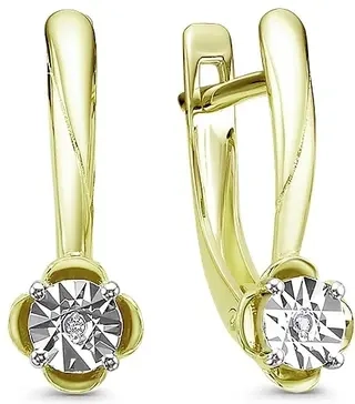 Серьги Goldos С260-320 1.9гр 