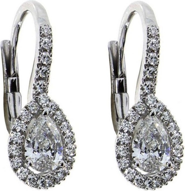 Серьги Damiani 15525 д 2,50гр 0,24-0,49ct.