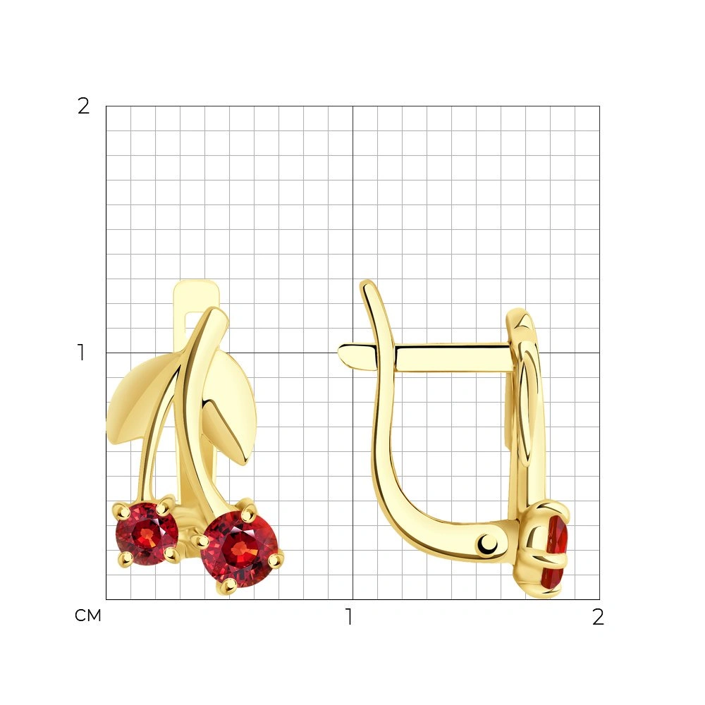 Серьги Sokolov 026689-2 1.5гр 