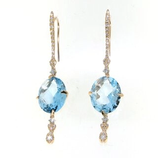 Серьги Casato 1870 cas 4,58гр 0,58ct 19,80ct.