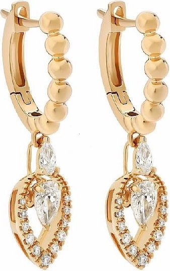 Серьги Casato 1666 cas 3,97гр 0,13ct.