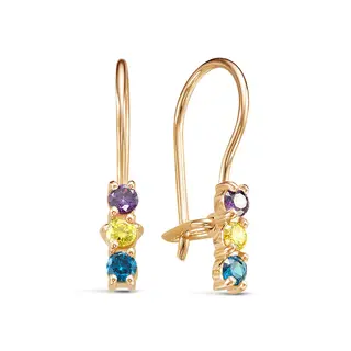 Серьги Goldos 143599 0.8гр 