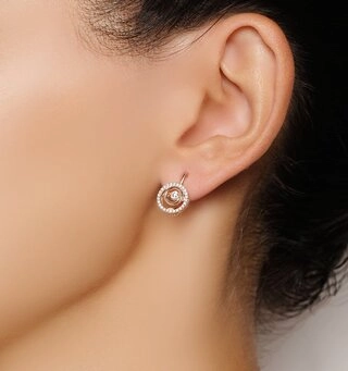 Серьги Эстет 01С1111863Р 2,83гр. 