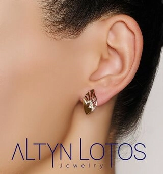 Серьги Кристалл NC579 3,73гр. 