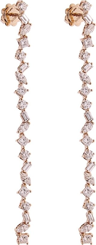 Серьги Damiani 14091 д 3,49гр 1,94ct.