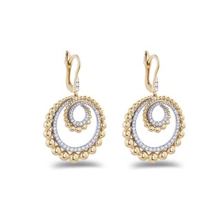 Серьги Favory E01194207 10,15гр 0,88ct. 