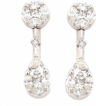 Серьги Crivelli Design 4661/5444 crv 4,8гр 1,57ct.