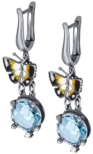 Серьги Roberto Bravo E01153420 AS 7,68гр. 