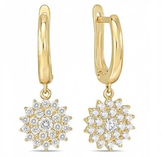 Серьги Лукас E01-Z-59619-Z 2,02гр. 