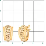 Серьги Атолл 20588а-2 1.8гр 