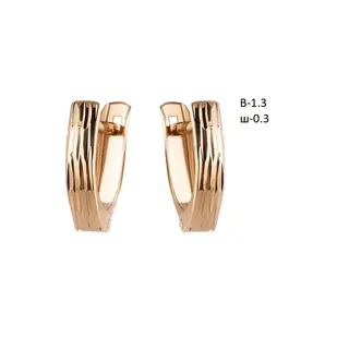 Серьги Атолл 4016/2-8 1.12гр 