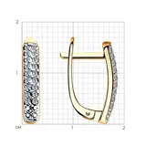 Серьги Sokolov 1021306 2.14гр  - фото 3