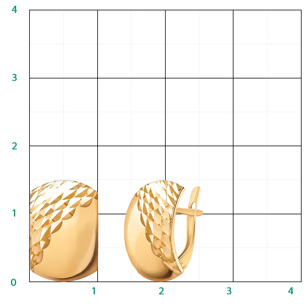 Серьги Atoll 20193а-3 2,12гр. 