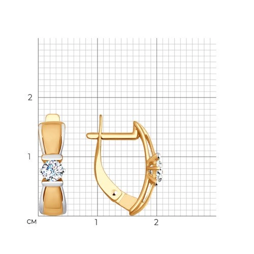 Серьги Sokolov 027904 2,49гр. 