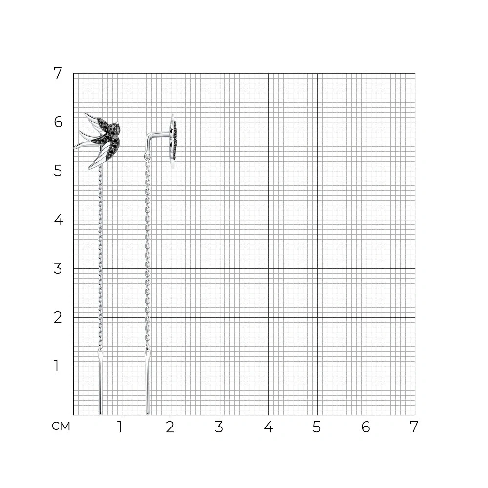 Серьги Sokolov A7020125 1.28гр  - фото 4