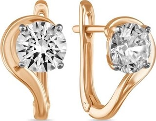 Серьги Лукас E01-C-SW-59587-Z 2,6гр. 