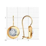 Серьги Sokolov 027339 3,38гр.  - фото 5