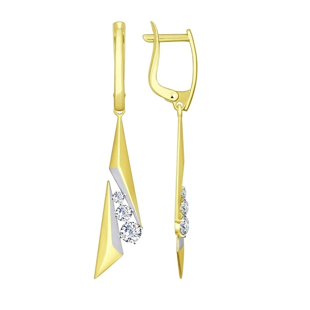 Серьги Sokolov 027313-2 3.28гр  - фото 3