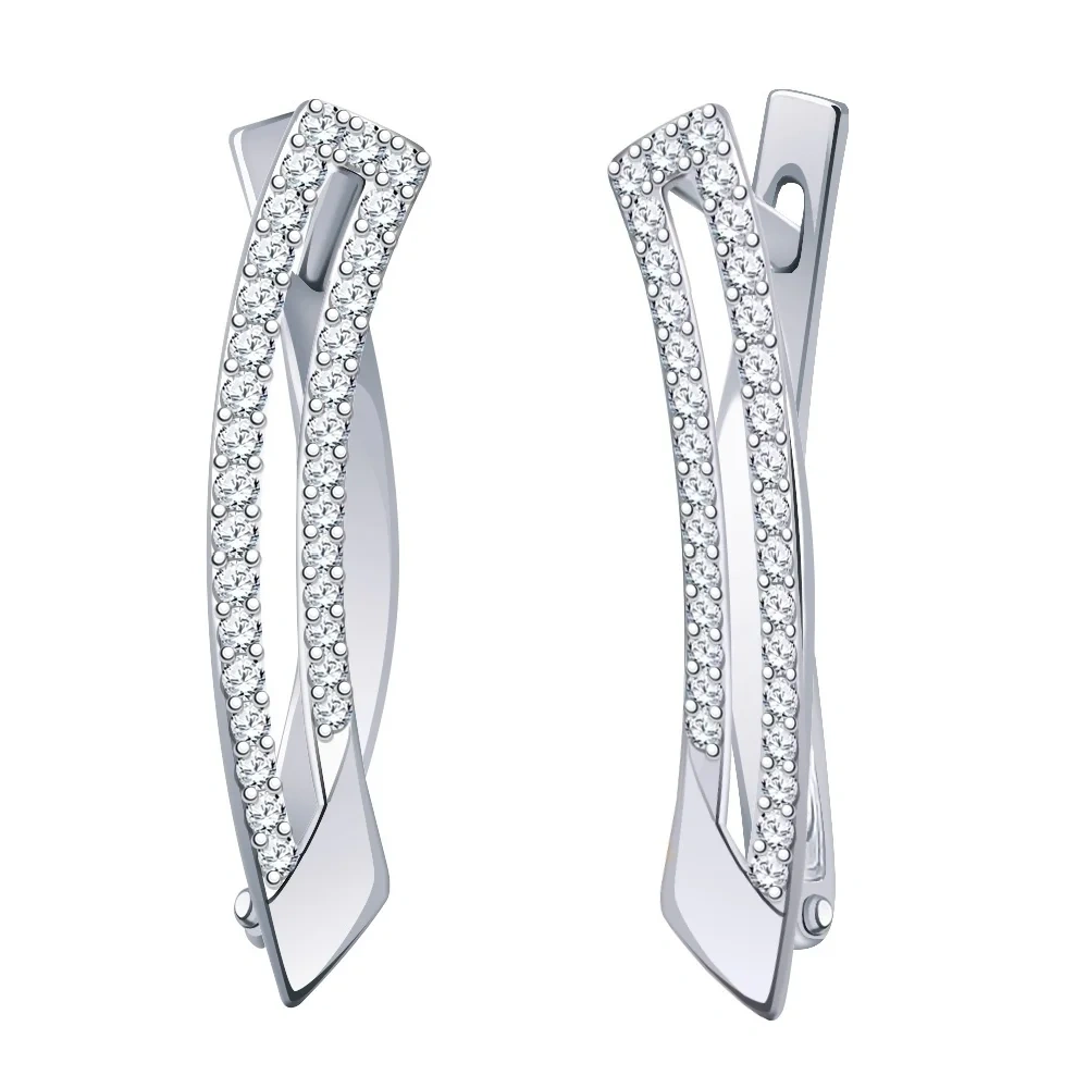 Серьги Атолл  б20120  4.35гр  - фото 2