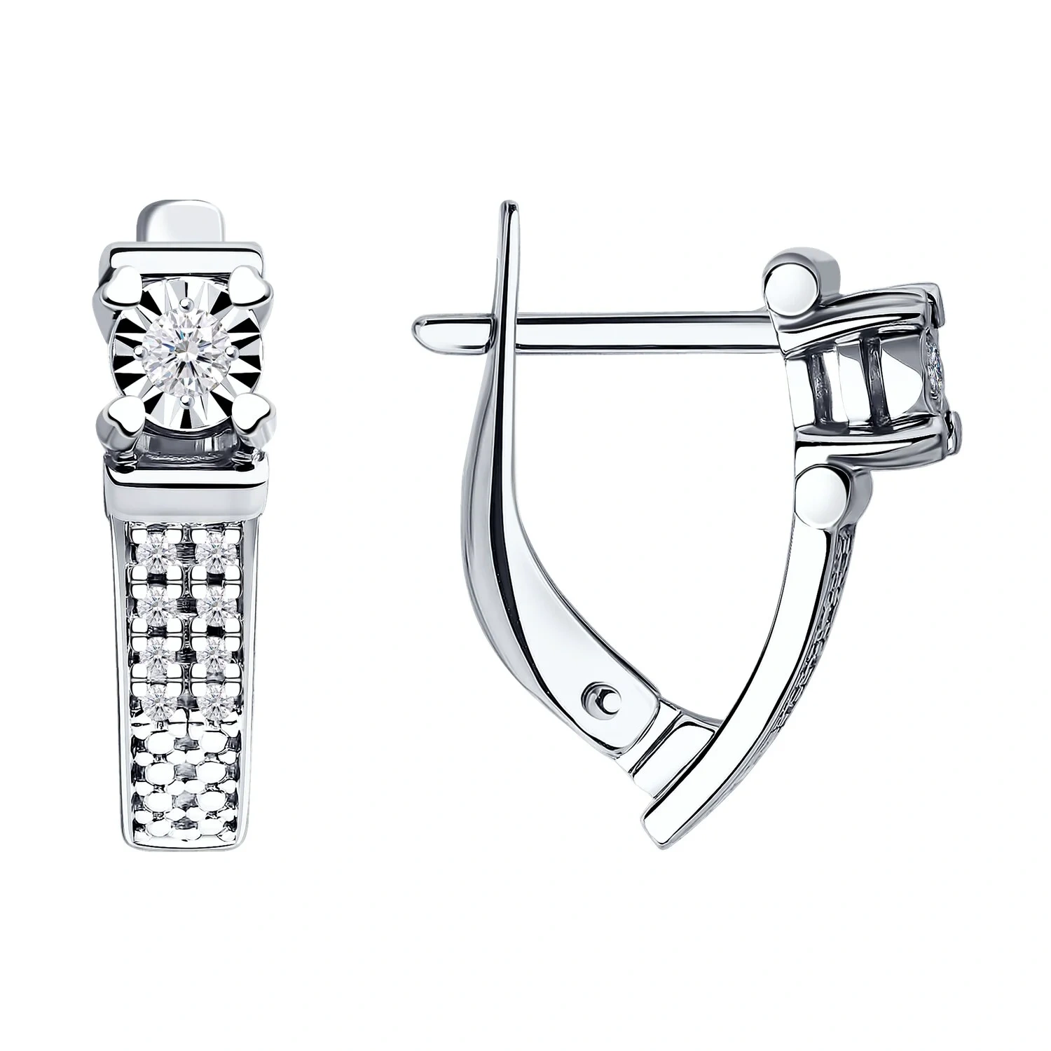 Серьги Sokolov 1021314 2,45гр.  - фото 2