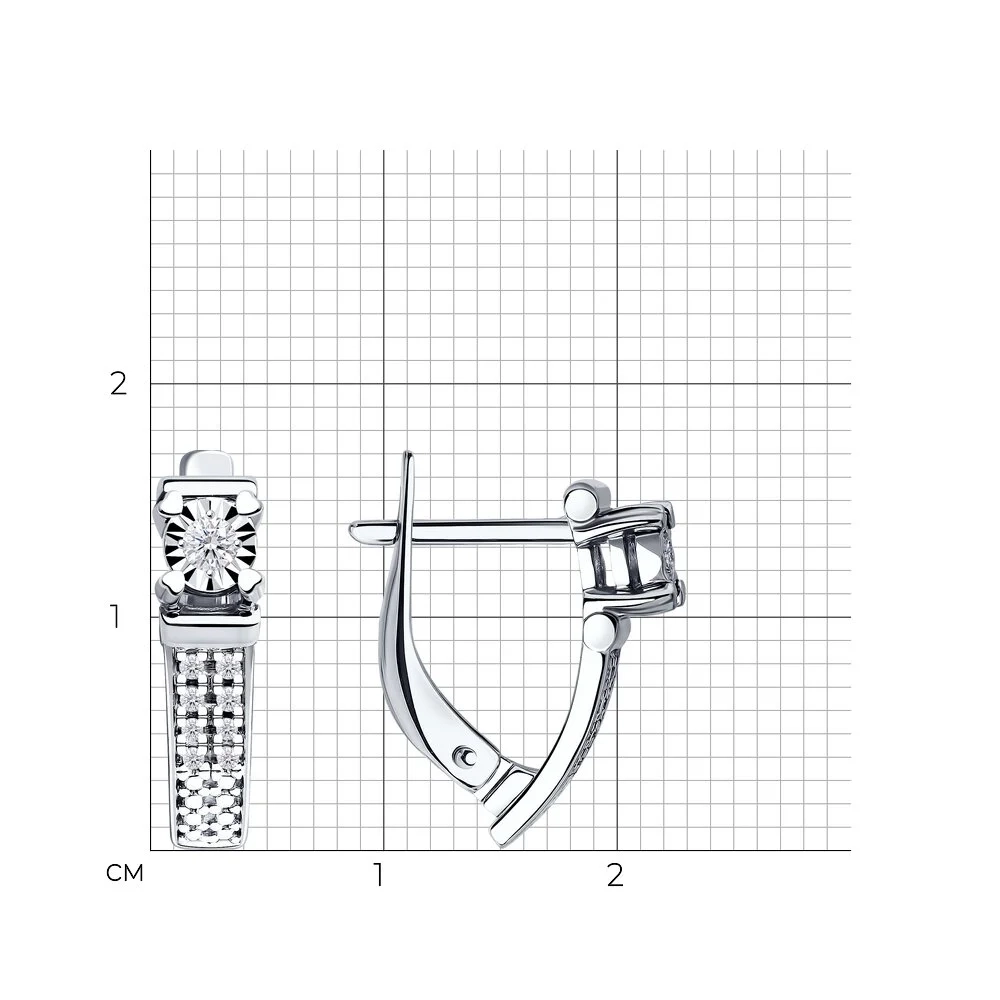 Серьги Sokolov 1021314 2,45гр.  - фото 4