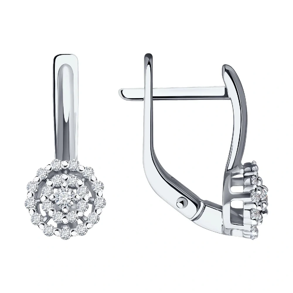 Серьги Sokolov 52-220-02092-1 2.46гр  - фото 3