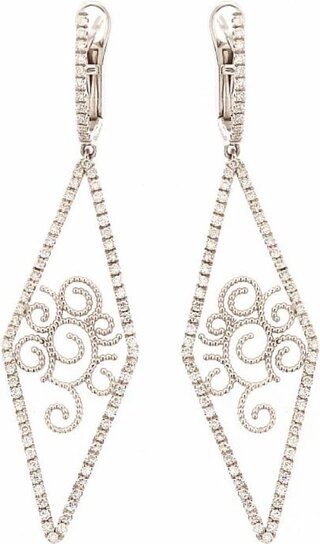 Серьги Crivelli 3528 crv 6,1гр 0,89ct. 