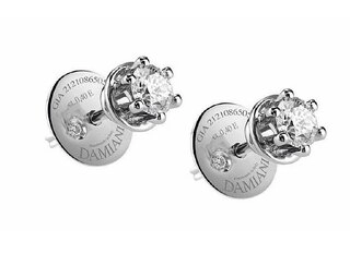 Серьги Damiani 81100303 3.48гр 0.3крт 