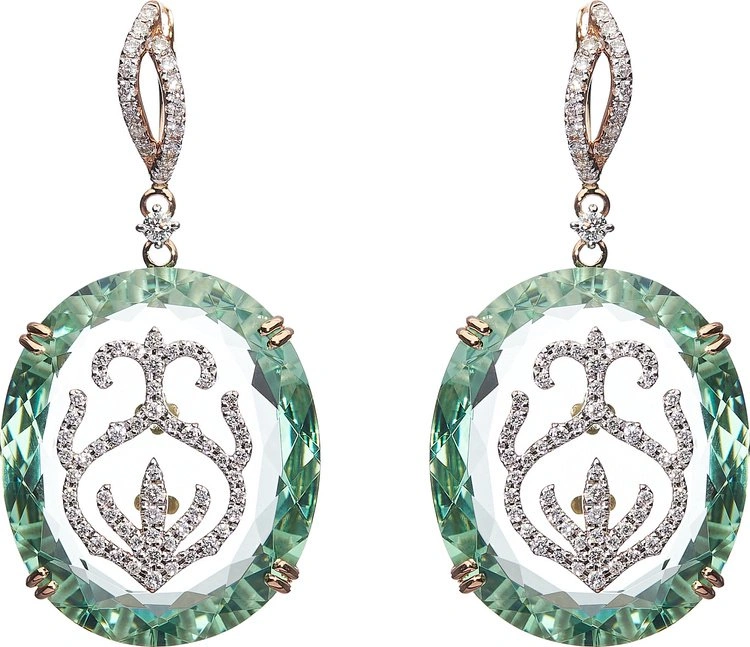 Серьги Casato 1914 cas 6,91гр 0,79ct 62,46ct 