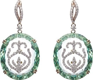 Серьги Casato 1914 cas 6,91гр 0,79ct 62,46ct 