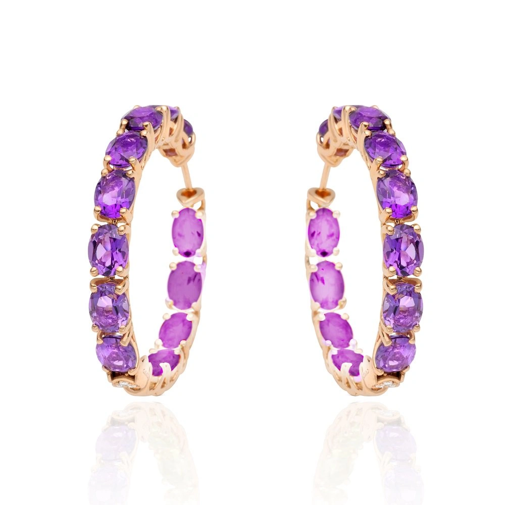 Серьги Casato 2025 cas 10,52гр 0,03ct 6,43ct 8,15ct. 