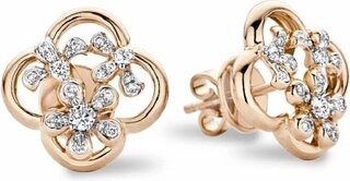 Серьги Tirisi 2293 tir 4,15гр 18ct 0,26ct. 