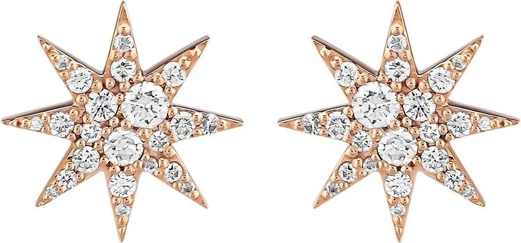 Серьги BG 1293 4,438гр 0,51ct.