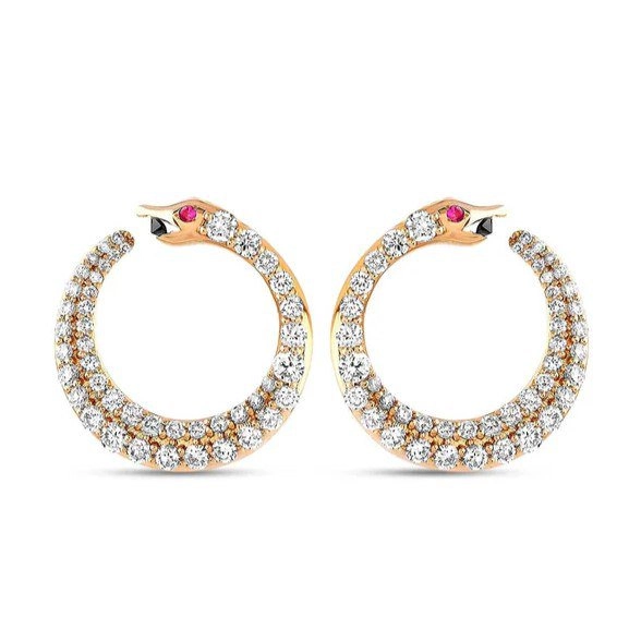 Серьги Bee Goddess YLN18KYGCHPGKP 7.79гр 1.29крт 