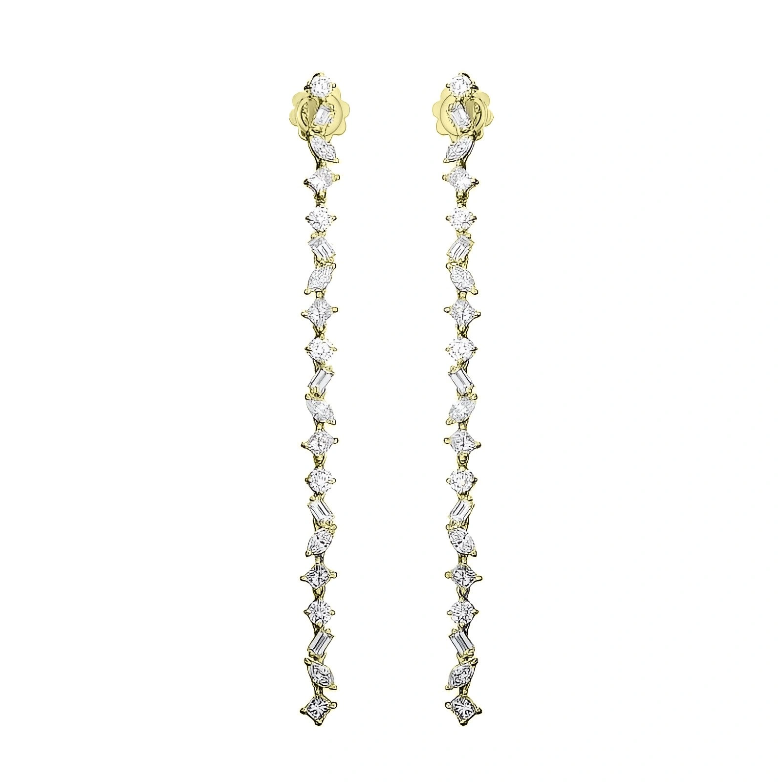 Серьги Damiani 81092652 6.12гр 3.35крт 