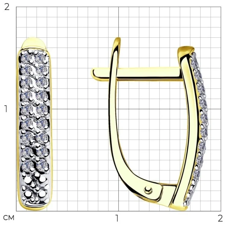 Серьги Sokolov 1021306-2 2.07гр 