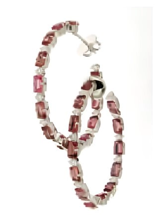 Серьги Crivelli 231-3845 10.6гр 1.48крт 