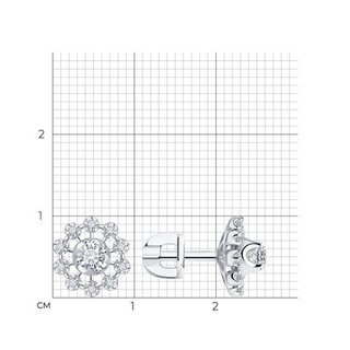 Серьги Sokolov 1022051-3 2,91гр. 